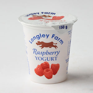 Longley Farm Raspberry Yoghurt 150g