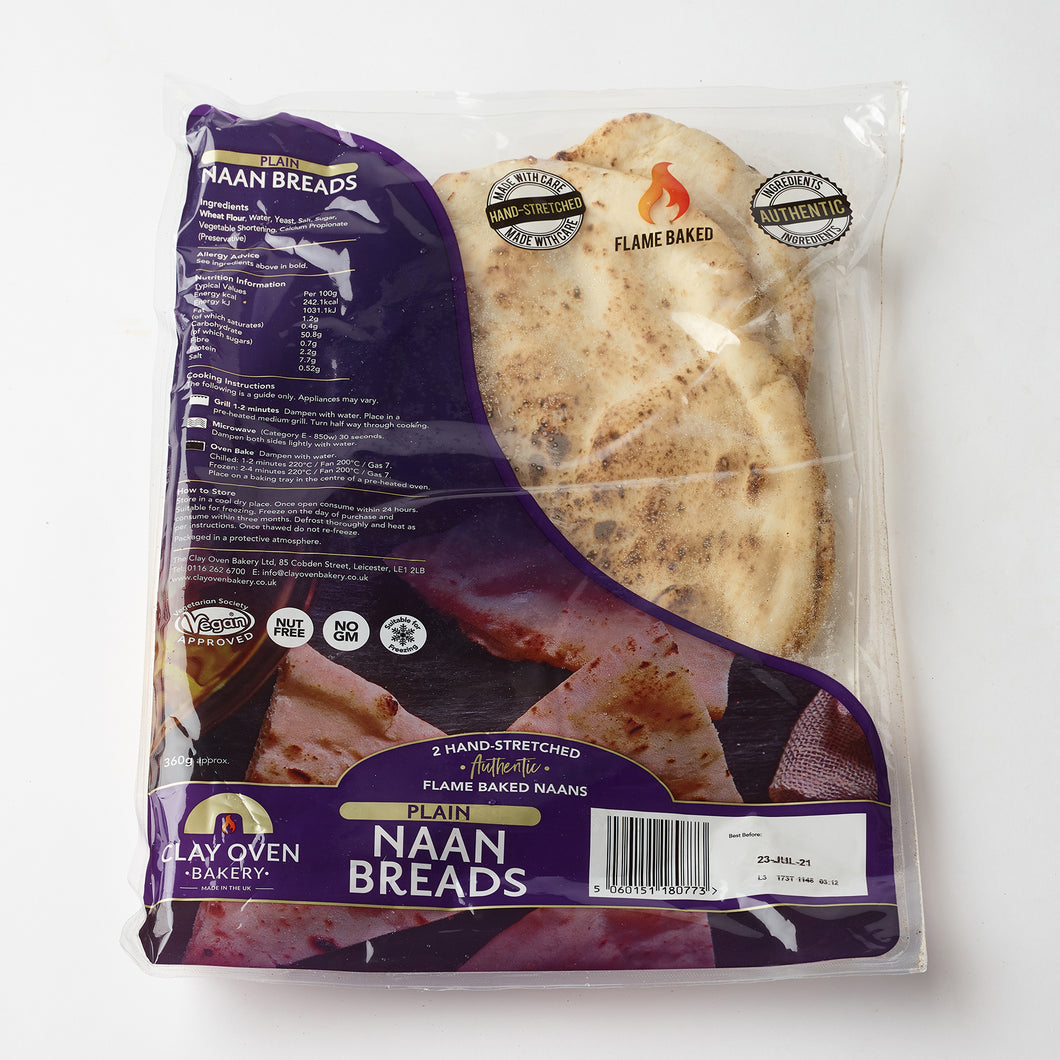 Naan Breads 3 pack - Plain