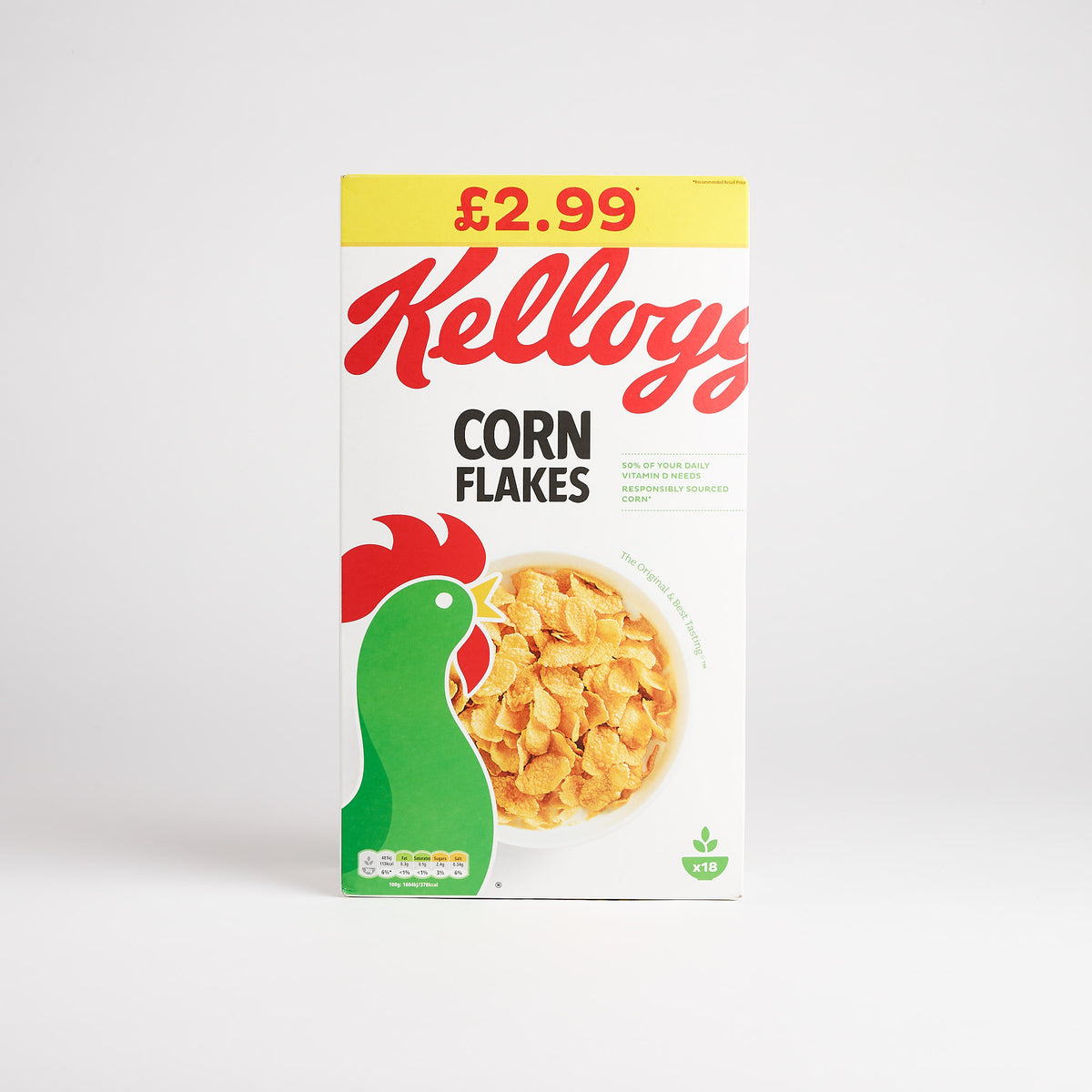 Corn Flakes Cereal Box